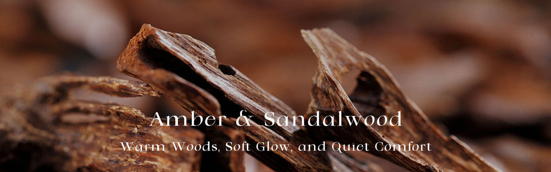 Amber & Sandalwood: Warm Woods, Soft Glow, and Quiet Comfort